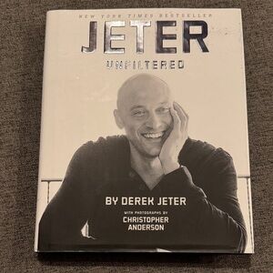 Jeter Unfiltered by Derek Jeter - White & Black Cover